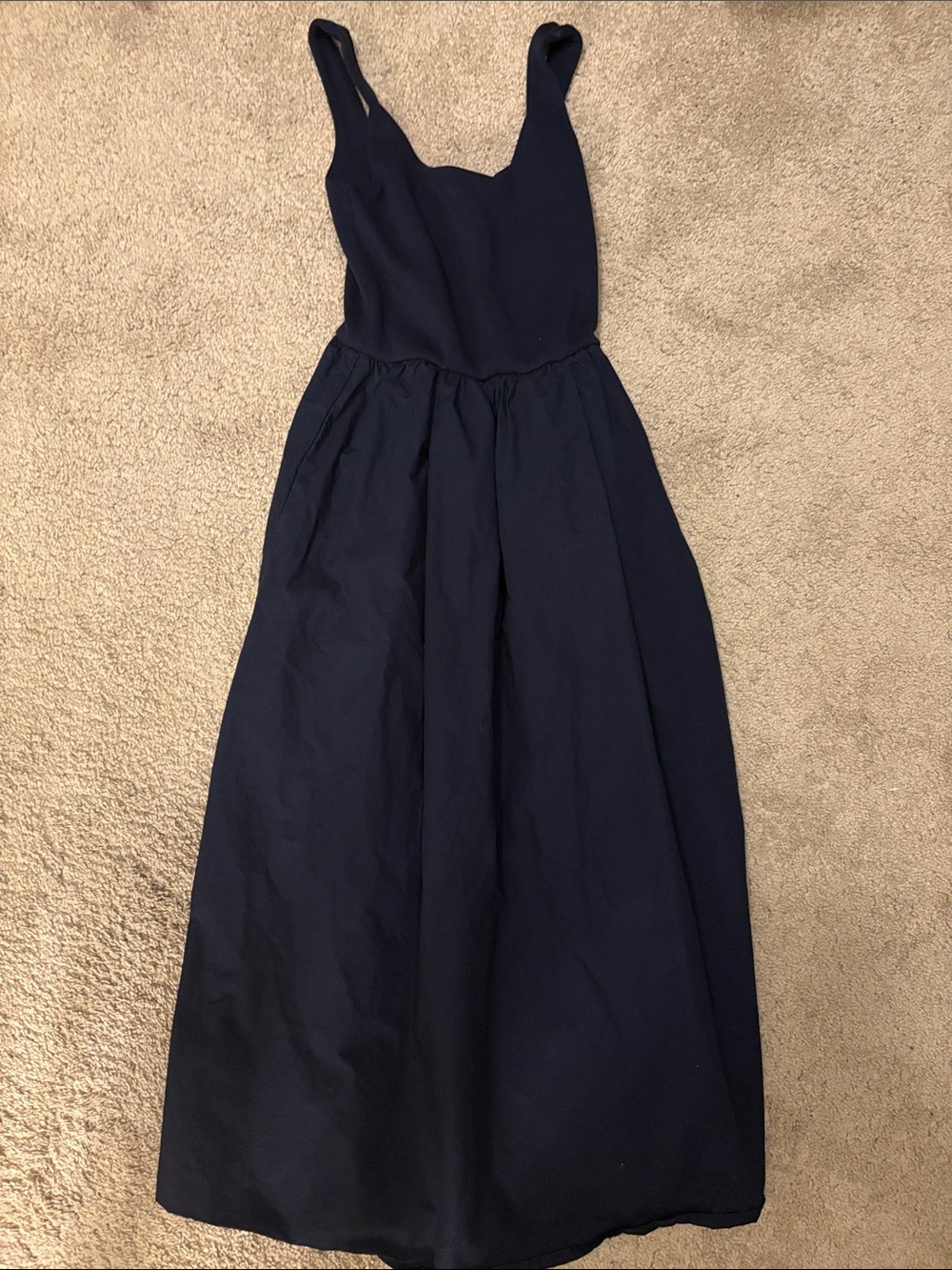 Banana Republic Factory Navy Girls' Sleeveless Full-Length Dress